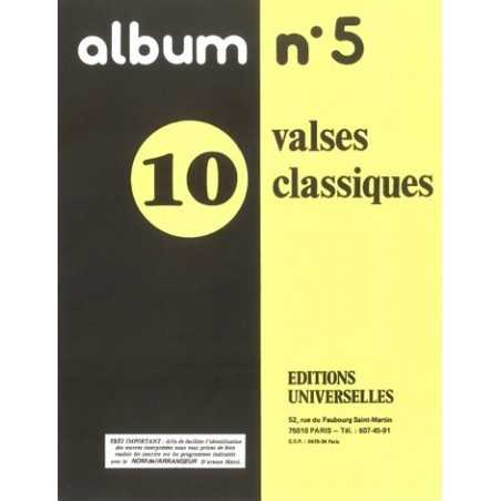 ALBUM N°5 – 10 VALSES CLASSIQUES