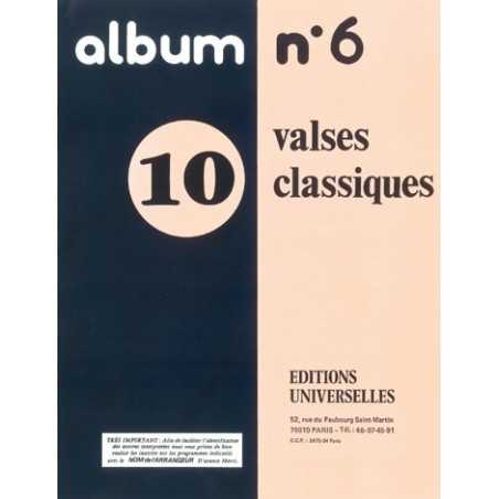 ALBUM N°6 – 10 VALSES CLASSIQUES