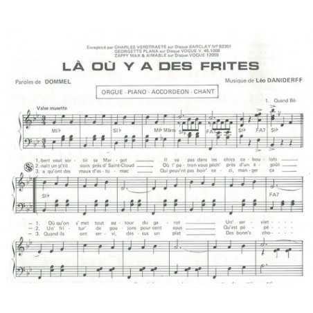 LÀ OÙ Y'A DES FRITES – MUSETTE DE TOUJOURS