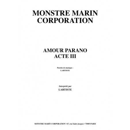 AMOUR PARANO ACTE III