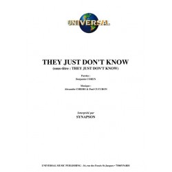 THEY JUST DONT KNOW