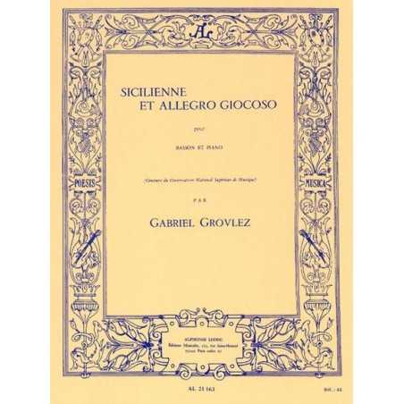 SICILIENNE ET ALLEGRO GIOCOSO