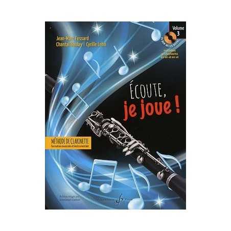 ÉCOUTE, JE JOUE ! CLARINETTE VOL.3 (+CD-ROM)