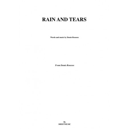 RAIN AND TEARS
