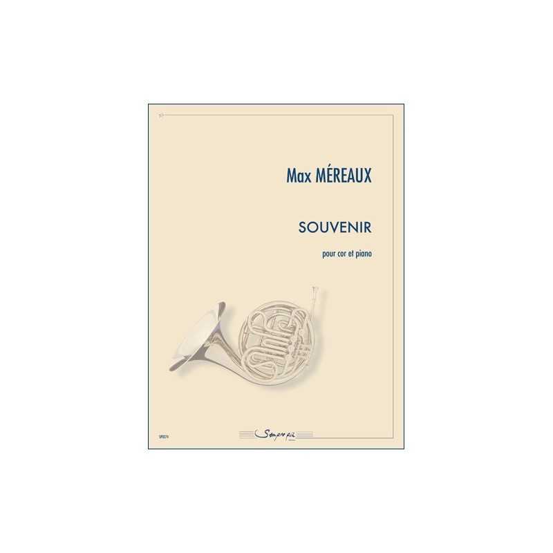 Partition SOUVENIR Max Méreaux