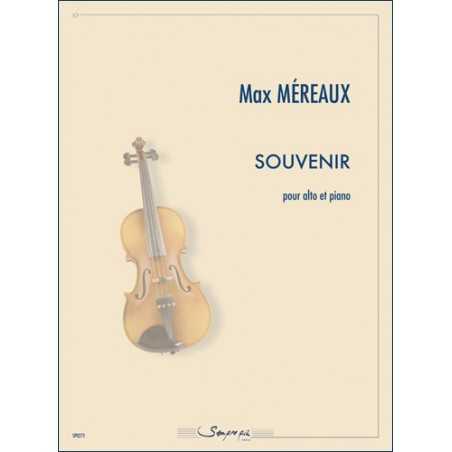 SOUVENIR POUR ALTO ET PIANO