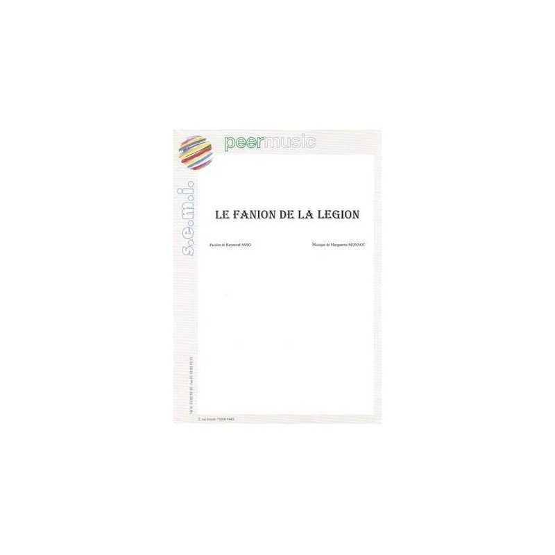 Sheet music LE FANION DE LA LÉGION Édith Piaf