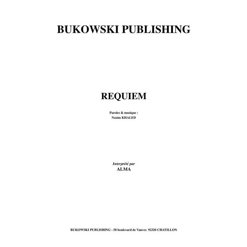 Partition REQUIEM ALMA PDF