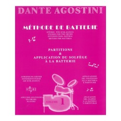 AGOSTINI MÉTHODE DE BATTERIE VOL.1