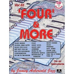 AEBERSOLD VOL.65 - FOUR AND MORE (+CD)