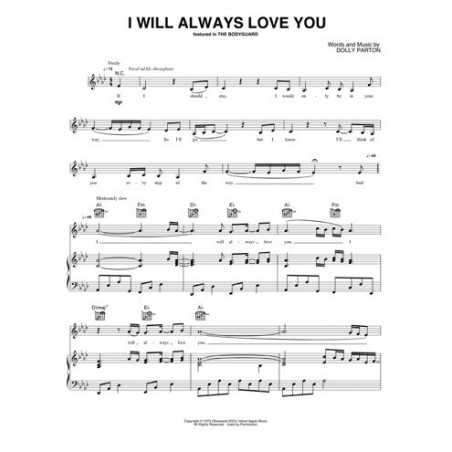 I WILL ALWAYS LOVE YOU