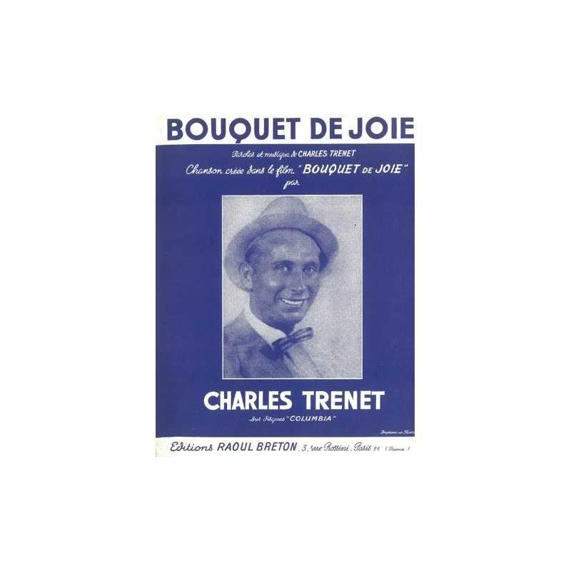 Sheet music BOUQUET DE JOIE Charles Trenet