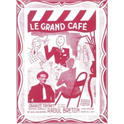 Partition LE GRAND CAFÉ Charles Trenet