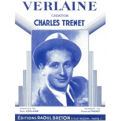 Sheet music VERLAINE Charles Trenet