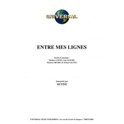 ENTRE MES LIGNES