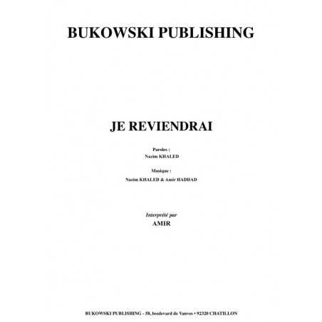 JE REVIENDRAI