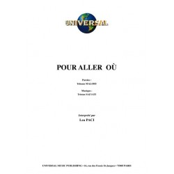 POUR ALLER OÙ