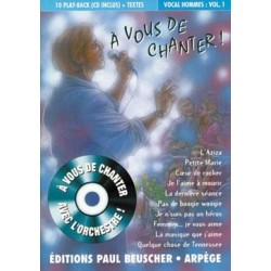 A VOUS DE CHANTER  VOIX HOMMES Vol.1 (+ CD)