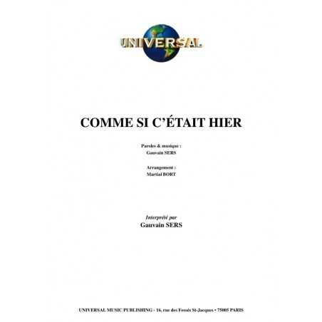COMME SI C’ÉTAIT HIER