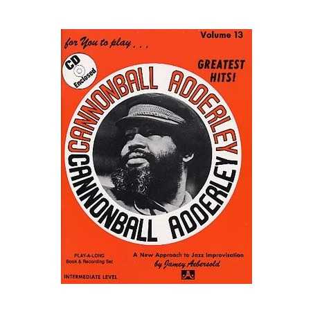 AEBERSOLD VOL.13 - CANNONBALL ADDERLEY (+CD)