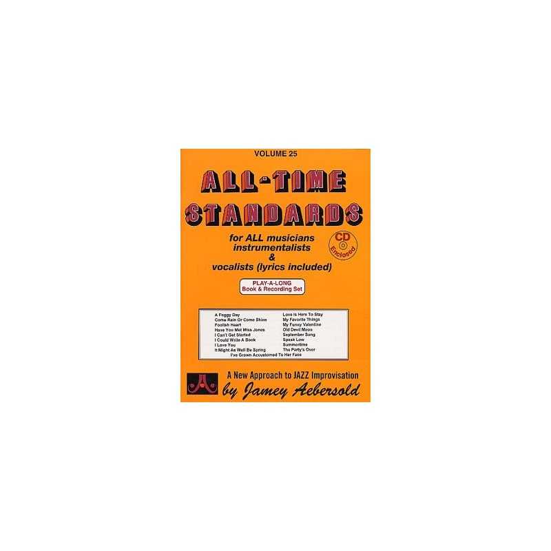 AEBERSOLD VOL.25 - ALL-TIME STANDARDS (+CD)