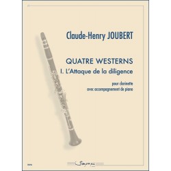 Partition L'ATTAQUE DE LA DILIGENCE Claude-Henry Joubert