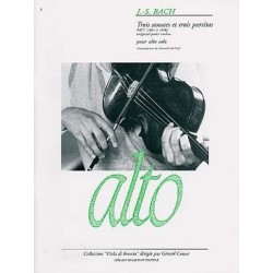 6 SONATES ET PARTITAS POUR VIOLON (alto)