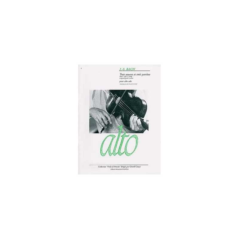 6 SONATES ET PARTITAS POUR VIOLON (alto)