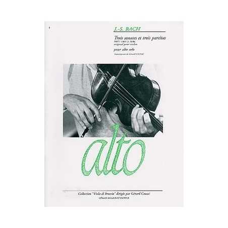 6 SONATES ET PARTITAS POUR VIOLON (alto)