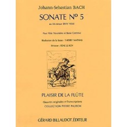 SONATE BWV 1034 Nº5 EN MIm (flûte et piano)