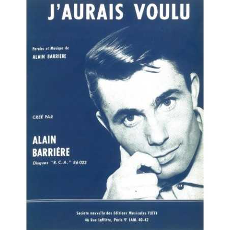 J'AURAIS VOULU