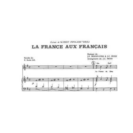 LA FRANCE AUX FRANÇAIS