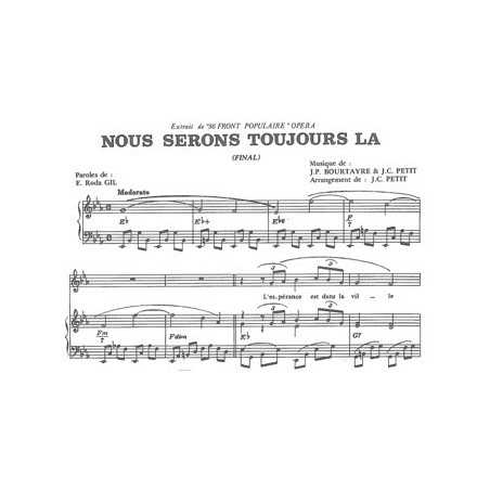 NOUS SERONS TOUJOURS LA