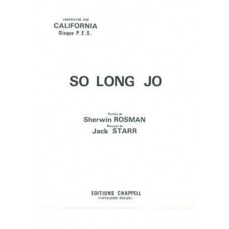 SO LONG JO