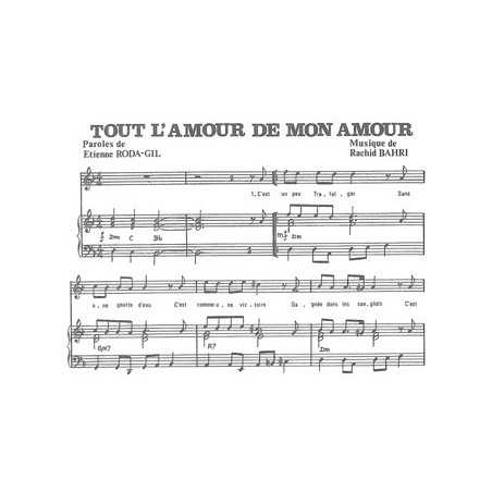 TOUT L'AMOUR DE MON AMOUR
