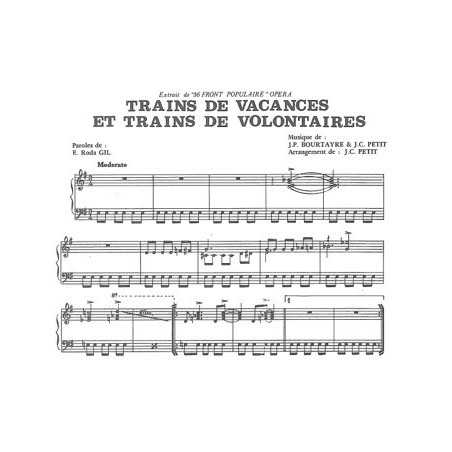 TRAINS DE VACANCES ET TRAINS DE VOLONTAIRES