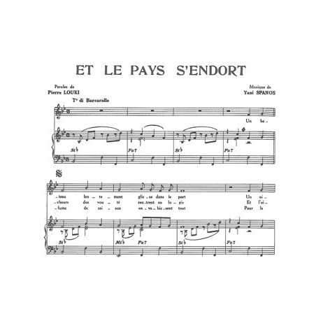 ET LE PAYS S'ENDORT