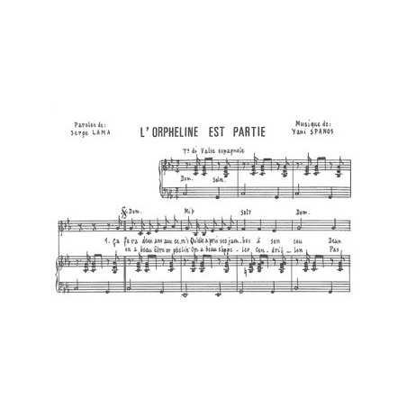 L'ORPHELINE EST PARTIE