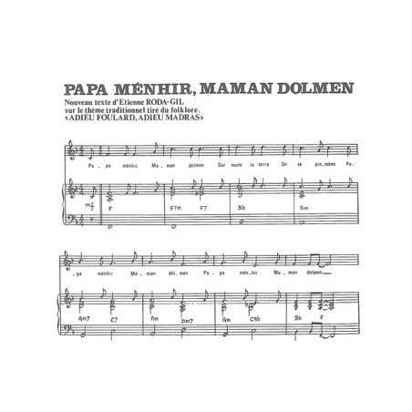 PAPA MÉNHIR, MAMAN DOLMEN