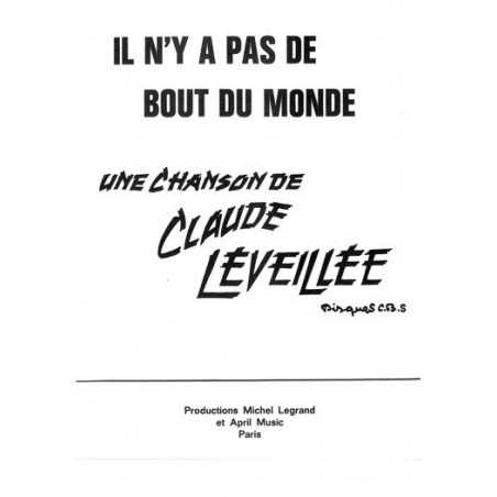 IL N'Y A PAS DE BOUT DU MONDE