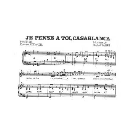 JE PENSE À TOI, CASABLANCA