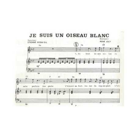 JE SUIS UN OISEAU BLANC