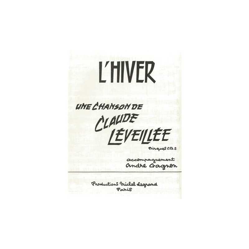 Partition L'HIVER Claude LÉVEILLÉE pdf