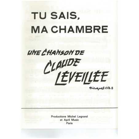 TU SAIS, MA CHAMBRE