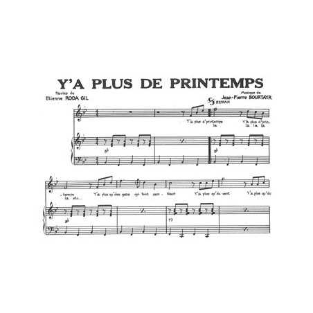 Y'A PLUS DE PRINTEMPS
