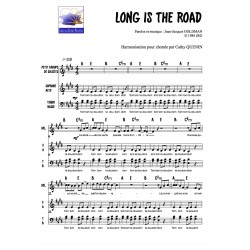 LONG IS THE ROAD Solistes & SATB Jean-Jacques GOLDMAN partition