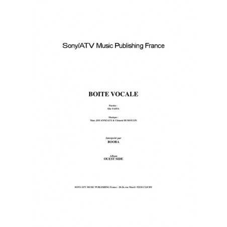 BOITE VOCALE