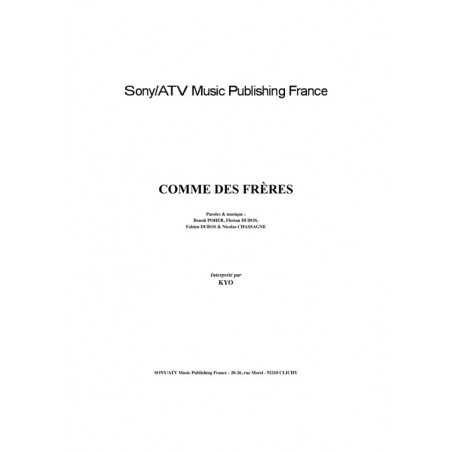 COMME DES FRÈRES