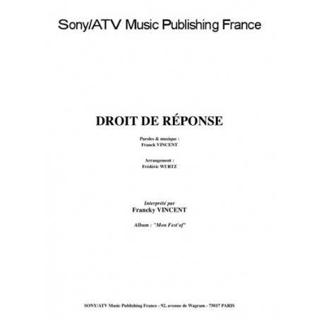 DROIT DE RÉPONSE
