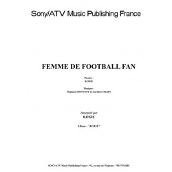 FEMME DE FOOTBALL FAN